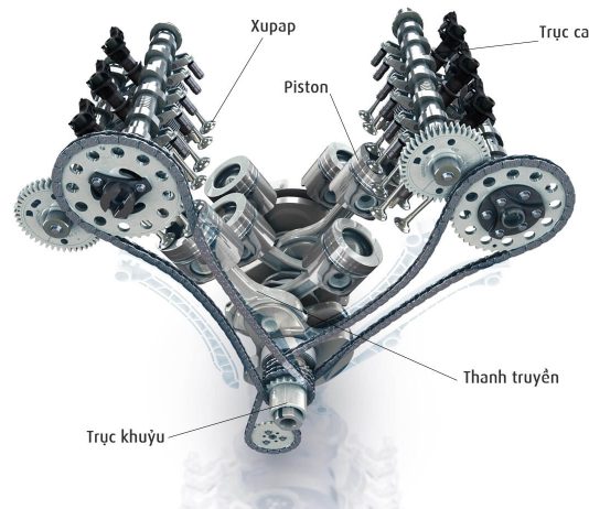 Trục cam là gì? Cấu tạo trục cam và nguyên lý hoạt động